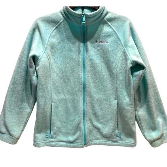 Girls Columbia Zippered Fleece Jacket - Picture 1 of 5